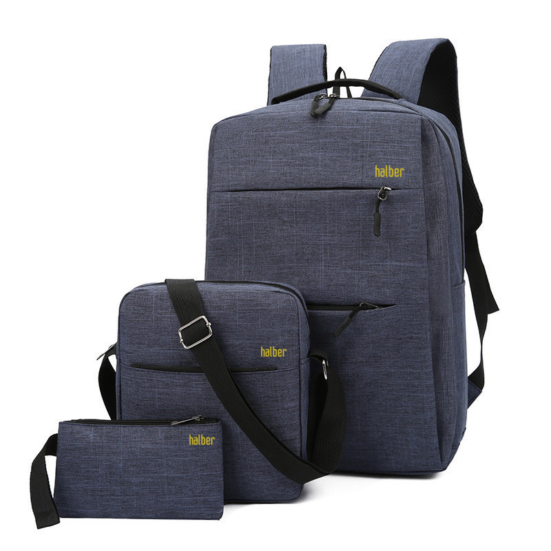 Set rucsac laptop, geanta, si portofel halber trinity rs03, 15.6